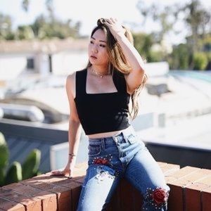 LFS SEEK THE LABEL Bandage Cropped Tank Top